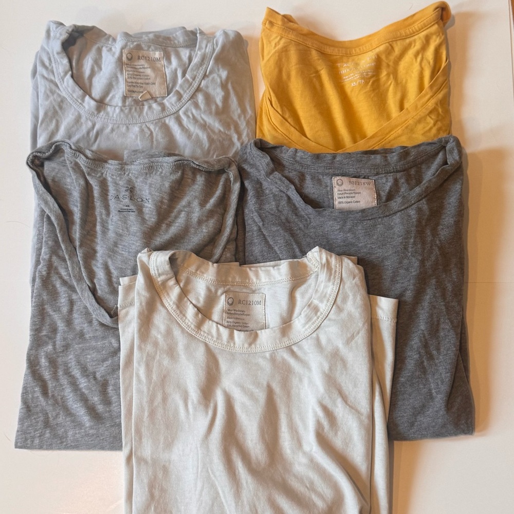 Basic Tee, Every Day Staples Bundle, Size S